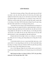 Định hướng huy động và sử dụng vốn đầu tư NSNN cho giao thông đường bộ ở việt nam giai đoạn 2001   2010 