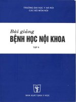 Bài giảng bệnh học nội khoa của y hà nội tập 2