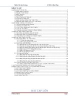 BÀI tập lớn THIẾT kế tổ CHỨC THI CÔNG