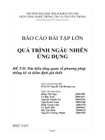 Tìm hiểu tổng quan về phương pháp thống kê và kiểm định giả thiết