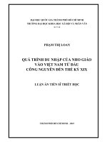 Quá trình du nhập của nho giáo vào việt nam từ đầu công nguyên đến thế kỷ XIX