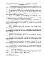 Thực trạng công tác đào tạo, pháttriển nguồn nhân lực cán bộ công chức xã, thị trấn tại huyện Thanh Sơn, tỉnh PhúThọ năm 2011