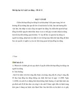 Bài tập học kỳ Luật Lao động