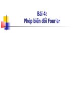 Tín hiệu hệ thống   phép biến đổi fourier 