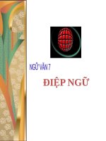 Bài giảng Ngữ văn 7 bài 13 Điệp ngữ 10