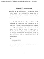 giải pháp giảm thiểu rủi ro trong xuất khẩu cà phê việt nam thông qua chủ động tham gia thị trường 