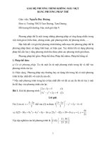 GIẢI HỆ PHƯƠNG TRÌNH KHÔNG MẪU MỰC BẰNG PHƯƠNG PHÁP THẾ