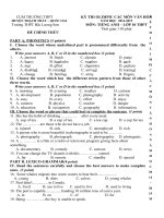 tuyển tập đề thi học sinh giỏi các môn lớp 10 có lời giải