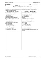 Giáo án tiếng anh lớp 5 (trọn bộ) 