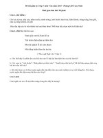 Đề thi giữa kì 1 lớp 7 môn Văn năm 2015 - Trực Ninh