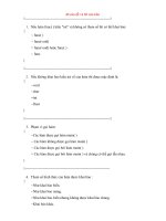 Câu hỏi trắc nghiệm môn tin học đại cương