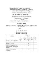 Giáo án hóa học 9 cả năm chuẩn kiến thức năm 2016