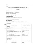 Giáo án tiếng anh lớp 4 (theo chương trình mới) 