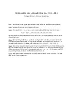 đề thi Lý thuyết thông tin k55 đề 2 