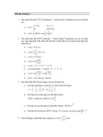 bài tập tín hiệu và hệ thống   chapter4 