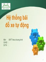hệ thống bãi đỗ xe tự động PLC