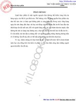 đồ án phân tích thực phẩm 