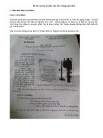 Đề thi vào lớp 10 môn Văn Sóc Trăng năm 2015