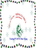 Bài giảng ngữ văn 7 bài 13 tiếng gà trưa 2 