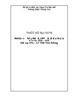 Giáo án Ngữ văn 12 tập 1 ( tron bo)