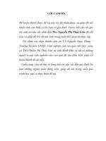 Nghiên cứu hoàn thiện quy trình nhân nhanh hoa đồng tiền bằng kĩ thuật nuôi cấy mô tế bào,trong điều kiện nuôi cấy invitro