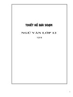 Giáo án Ngữ văn 12 kì 2