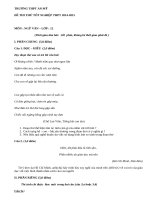 Đề thi thử THPTQG môn Văn - THPT An Mỹ năm 2015