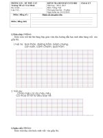 ĐỀ KT cuối HKI lớp 1 môn TV