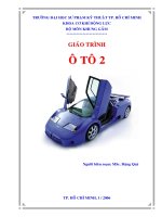 TÀI LIỆU GIÁO TRÌNH Ô TÔ