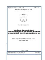 Nhận xét đặc điểm lâm sàng, cận lâm sàng và chi phí điều trị trực tiếp của bệnh nhân viêm mủ màng phổi tại trung tâm hô hấp bệnh viện bạch mai 