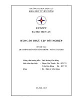 BAO CAO THUC TAP TOT NGHIEP TÊN ĐỀ TÀI: QUY TRÌNH GIÁM SÁT HÀNH TRÌNH – MÁY CẮT LASER