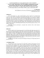 EVALUATING THE EFFECT OFWEATHER CONDITIONS ON THE SOLAR FRACTION OF SOLAR ASSISTED HEATING SYSTEM   ĐÁNH GIÁ ẢNH HƯỞNG của điều KIỆN THỜI TIẾT đến hệ số NĂNG LƯỢNG mặt TRỜI của hệ THỐNG NHIỆT NĂNG LƯỢNG mặt TRỜI 
