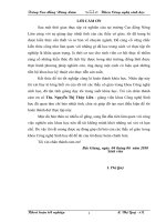 Nghiên cứu ảnhhưởng của nồng độ khử trùng và thời gian khử trùng đến tỷ lệ sống củamột số loài hoa trong nuôi cấy khởi đầu Tại trường cao Đẳng NôngLâm
