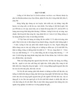 Nghiên cứu đặc điểm cấu tạo, tính chất cơ vật lý và thành phần hoá học của luồng