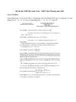 Đề thi thử THPTQG môn Toán - THPT Đan Phượng năm 2015