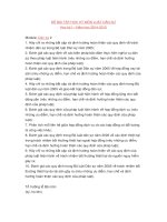 ĐỀ bài tập học kỳ môn LUẬT dân sự HỌC KỲ I NĂM HỌC 20142015