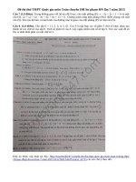 Đề thi thử THPTQG môn Toán chuyên ĐH Sư phạm HN lần 7 năm 2015