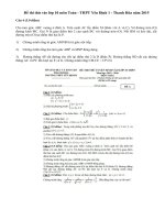 Đề thi thử vào lớp 10 môn Toán - THPT Yên Định 1 - Thanh Hóa năm 2015