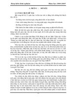 Sáng kiến kinh nghiệm: Biện pháp công tác quản lý chủ nhiệm lớp ở trường Tiểu học.