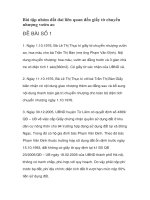 Bài tập nhóm đất đai liên quan đến giấy tờ chuyển nhượng vườn ao