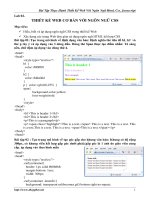 Bài tập thực hành CSS