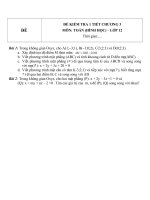 Đề kiểm tra 1 tiết môn toán lớp 12 phần giải tích chương 3  đề số 129 