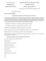 Đề thi thử THPTQG môn Văn THPT chuyên Hùng Vương 2015