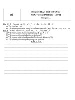 Đề kiểm tra 1 tiết môn toán lớp 12 phần giải tích chương 3  đề số 149 