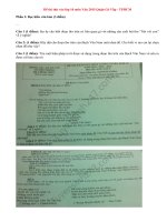 Đề thi thử vào lớp 10 môn Văn 2015 Quận Gò Vấp