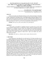 ĐẶC TÍNH của BA LOẠI bộ tắt CHẤN ĐỘNG lực để GIẢM DAO ĐỘNG của CABIN cáp TREO 