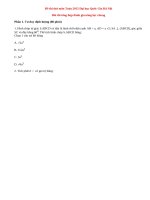 Bài thi tốt hợp đánh giá năng lực chung - Tư duy định lượng 1 - Toán