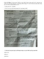 Đề thi học kì 2 lớp 11 môn Toán Nam Định 2015