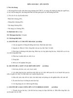 Cấu trúc đề thi lớp 10 môn Hóa chuyên Lê Hồng Phong 2015