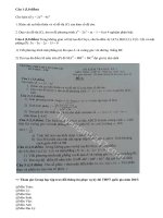 Đề thi học kì 2 lớp 12 môn Toán 2015 Lào Cai